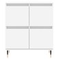 vidaXL Aparador de madera contrachapada blanco 60x35x70 cm vidaXL Aparador de madera contrachapada blanco 60x35x70 cm