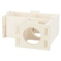 TRIXIE Casa para roedores con 3 estancias madera 25x10x25 cm TRIXIE Casa para roedores con 3 estancias madera 25x10x25 cm