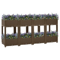 vidaXL Arriate 160x40x71 cm polipropileno