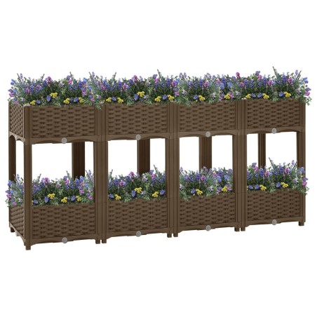 vidaXL Arriate 160x40x71 cm polipropileno