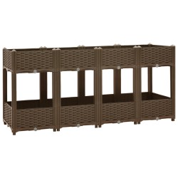 vidaXL Arriate 160x40x71 cm polipropileno