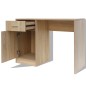 vidaXL Escritorio con cajón y armario roble 100x40x73 cm vidaXL Escritorio con cajón y armario roble 100x40x73 cm