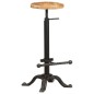 vidaXL Taburetes de cocina 2 unidades madera maciza de mango