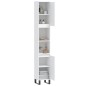 vidaXL Armario de baño madera contrachapada blanco 30x30x190 cm vidaXL Armario de baño madera contrachapada blanco 30x30x190 cm