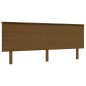 vidaXL Estructura cama y cabecero madera maciza marrón miel 200x200 cm vidaXL Estructura cama y cabecero madera maciza marrón miel 200x200 cm