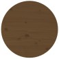 vidaXL Mesa de centro de madera maciza de pino marrón miel Ø 45x40 cm vidaXL Mesa de centro de madera maciza de pino marrón miel Ø 45x40 cm