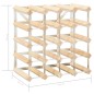 vidaXL Botellero para 20 botellas de madera maciza de pino vidaXL Botellero para 20 botellas de madera maciza de pino