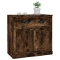 vidaXL Aparador de madera contrachapada roble ahumado 70x35,5x67,5 cm vidaXL Aparador de madera contrachapada roble ahumado 70x35,5x67,5 cm