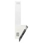 vidaXL Campana extractora pared acero y vidrio templado blanco 60 cm vidaXL Campana extractora pared acero y vidrio templado blanco 60 cm