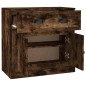 vidaXL Aparador de madera contrachapada roble ahumado 70x35,5x67,5 cm vidaXL Aparador de madera contrachapada roble ahumado 70x35,5x67,5 cm