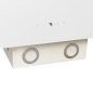 vidaXL Campana extractora pared acero y vidrio templado blanco 60 cm vidaXL Campana extractora pared acero y vidrio templado blanco 60 cm
