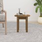 vidaXL Mesa de centro de madera maciza de pino marrón miel Ø35x35 cm vidaXL Mesa de centro de madera maciza de pino marrón miel Ø35x35 cm