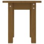 vidaXL Mesa de centro de madera maciza de pino marrón miel Ø35x35 cm vidaXL Mesa de centro de madera maciza de pino marrón miel Ø35x35 cm