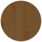 vidaXL Mesa de centro de madera maciza de pino marrón miel Ø35x35 cm vidaXL Mesa de centro de madera maciza de pino marrón miel Ø35x35 cm