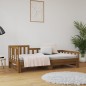 vidaXL Sofá cama extraíble madera de pino marrón miel 2x(80x200) cm vidaXL Sofá cama extraíble madera de pino marrón miel 2x(80x200) cm