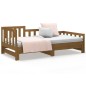 vidaXL Sofá cama extraíble madera de pino marrón miel 2x(80x200) cm vidaXL Sofá cama extraíble madera de pino marrón miel 2x(80x200) cm