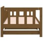 vidaXL Sofá cama extraíble madera de pino marrón miel 2x(80x200) cm vidaXL Sofá cama extraíble madera de pino marrón miel 2x(80x200) cm