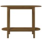 vidaXL Mesa consola de madera maciza de pino marrón miel 110x40x80 cm vidaXL Mesa consola de madera maciza de pino marrón miel 110x40x80 cm