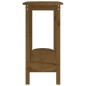 vidaXL Mesa consola de madera maciza de pino marrón miel 110x40x80 cm vidaXL Mesa consola de madera maciza de pino marrón miel 110x40x80 cm