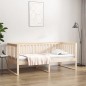 vidaXL Sofá cama madera maciza de pino 90x190 cm