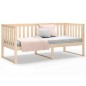 vidaXL Sofá cama madera maciza de pino 90x190 cm