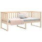 vidaXL Sofá cama madera maciza de pino 90x190 cm