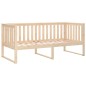 vidaXL Sofá cama madera maciza de pino 90x190 cm