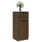 vidaXL Aparadores 2 uds madera contrachapada marrón roble 30x30x70 cm vidaXL Aparadores 2 uds madera contrachapada marrón roble 30x30x70 cm