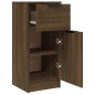 vidaXL Aparadores 2 uds madera contrachapada marrón roble 30x30x70 cm vidaXL Aparadores 2 uds madera contrachapada marrón roble 30x30x70 cm