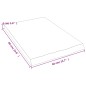 vidaXL Estante de pared madera maciza roble sin tratar 40x60x(2-4) cm