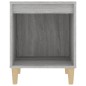 vidaXL Mesita de noche gris Sonoma 40x35x50 cm