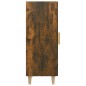 vidaXL Aparador madera de ingeniería roble ahumado 34,5x34x90 cm