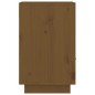 vidaXL Mesita de noche madera maciza de pino marrón miel 40x34x55 cm vidaXL Mesita de noche madera maciza de pino marrón miel 40x34x55 cm