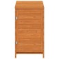 vidaXL Cobertizo de jardín madera de abeto maciza marrón 55x52x112 cm vidaXL Cobertizo de jardín madera de abeto maciza marrón 55x52x112 cm