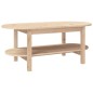 vidaXL Mesa de centro de madera maciza de pino 110x55x45 cm vidaXL Mesa de centro de madera maciza de pino 110x55x45 cm