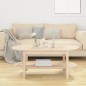 vidaXL Mesa de centro de madera maciza de pino 110x55x45 cm vidaXL Mesa de centro de madera maciza de pino 110x55x45 cm
