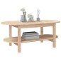 vidaXL Mesa de centro de madera maciza de pino 110x55x45 cm vidaXL Mesa de centro de madera maciza de pino 110x55x45 cm