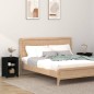 vidaXL Mesitas de noche 2 uds madera maciza de pino negro 40x35x55 cm vidaXL Mesitas de noche 2 uds madera maciza de pino negro 40x35x55 cm