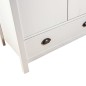vidaXL Armario de 2 puertas Hill madera maciza pino blanco 89x50x170cm vidaXL Armario de 2 puertas Hill madera maciza pino blanco 89x50x170cm