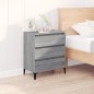 vidaXL Aparador de madera contrachapada gris Sonoma 60x35x70 cm vidaXL Aparador de madera contrachapada gris Sonoma 60x35x70 cm