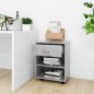 vidaXL Armario ruedas madera contrachapada gris hormigón 46x36x59 cm vidaXL Armario ruedas madera contrachapada gris hormigón 46x36x59 cm