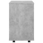vidaXL Armario ruedas madera contrachapada gris hormigón 46x36x59 cm vidaXL Armario ruedas madera contrachapada gris hormigón 46x36x59 cm