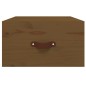 vidaXL Mesita de noche de pared marrón miel 40x29,5x22 cm vidaXL Mesita de noche de pared marrón miel 40x29,5x22 cm