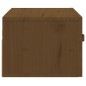 vidaXL Mesita de noche de pared marrón miel 40x29,5x22 cm vidaXL Mesita de noche de pared marrón miel 40x29,5x22 cm