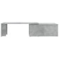 vidaXL Mesa de centro madera contrachapada gris hormigón 150x50x35 cm vidaXL Mesa de centro madera contrachapada gris hormigón 150x50x35 cm