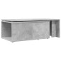 vidaXL Mesa de centro madera contrachapada gris hormigón 150x50x35 cm vidaXL Mesa de centro madera contrachapada gris hormigón 150x50x35 cm
