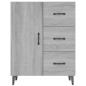 vidaXL Aparador de madera de ingeniería gris Sonoma 69,5x34x90 cm vidaXL Aparador de madera de ingeniería gris Sonoma 69,5x34x90 cm