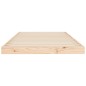 vidaXL Estructura de cama madera maciza de pino 100x200 cm