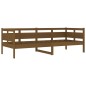vidaXL Sofá cama madera maciza de pino marrón miel 80x200 cm vidaXL Sofá cama madera maciza de pino marrón miel 80x200 cm