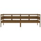 vidaXL Sofá cama madera maciza de pino marrón miel 80x200 cm vidaXL Sofá cama madera maciza de pino marrón miel 80x200 cm